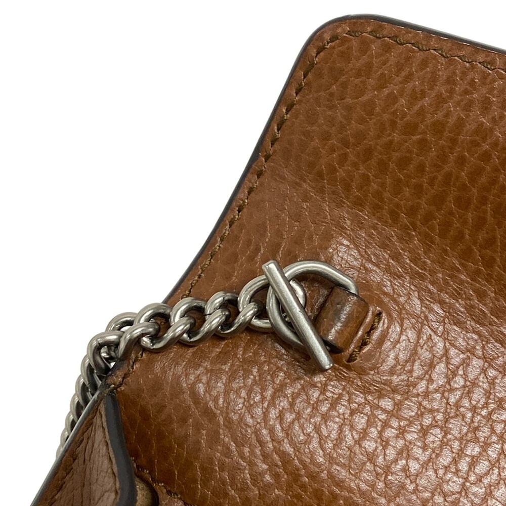 Gucci Dionysus/GG Shoulder Bag 476432 Navy Cream Dark Brown Denim Leather - Picture 15 of 15